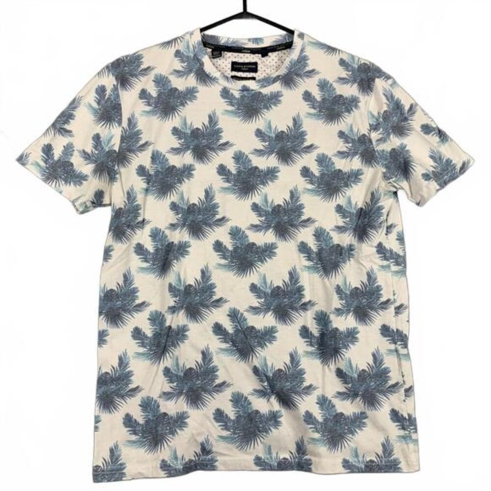 Lloyd  & Jefferson Mens Size M Premium Collection Tropical Print TShirt